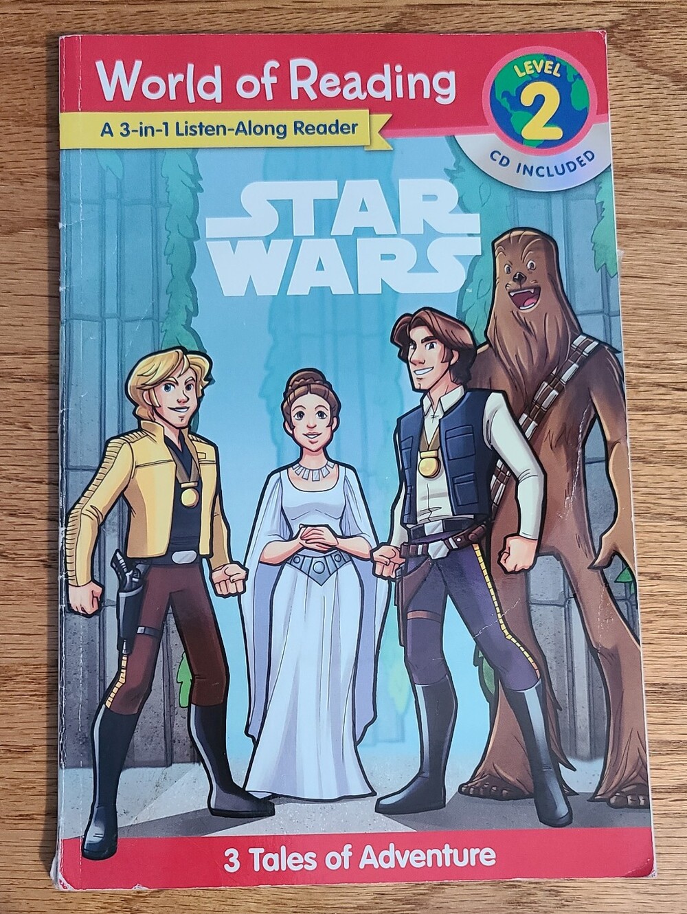 Star Wars World of Reading Level 2: 3 Tales of Adventure Book & CD